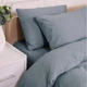 Простынь MirSon Двуспальная 180x220 см 40-0021 Peaceful Hours Вареный хлопок (2200009676550) - изображение 5