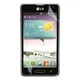 Антишпион приватная плёнка гидрогелевая для смартфона LG Optimus F3 противоударная прозрачная - изображение 1