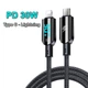 Кабель швидкої зарядки UKC Type C - Lightning PD 30W - изображение 1