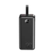 Батарея універсальна XO 30000mAh, PD/20W, QC/22.5W, with light, black (PR240_Black) (BR817545344) - зображення 8