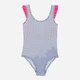 Детский слитный купальник для девочки Conte Elegant CE Fun Bubble 122-128 см White-Blue (5907441647779) - изображение 1