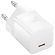Блочок Baseus P10110902 GaN5 Fast Charger mini 30W 1Type-C у комплекті кабель Type-C to Type-C 1метр Moon White - зображення 4