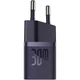 Блочок Baseus P10110902 GaN5 Fast Charger mini 30W 1Type-C в комплекті кабель Type-C to Type-C 1метр Midnight Purple - зображення 2