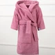 Дитячий халат з махровим капюшоном Trendy tot 03-01409 розовий 134 см (9 років) - зображення 4