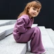 Штани-палаццо для дівчаток трикотажні Trendy Tot 03-01530 фіолетовий 116 см (6 років) - изображение 4