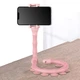 Гибкий держатель для телефона с присосками универсальный Cute Worm Lazy Holder. Цвет: розовый - изображение 11