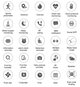 Смарт годинник HiWatch 20F для Android і iOS/ пульсометром/ тонометром/ крокоміром - зображення 2