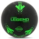 М'яч гумовий для вуличного футболу №5 Legend STR34681 (№5, чорний-зелений) - зображення 1