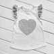 Літній костюм Dexter`s для дівчинки heart 122 см серый - зображення 2