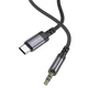 Аудіо-кабель Borofone BL24 Type-C – AUX 3.5мм 1 м Metal Grey (36881_3609467) - зображення 7