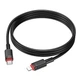 Кабель синхронизации Borofone BX110 Premium PD27W Type-C to Lightning 1м Black (37237_3611050) - изображение 1