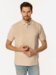 Koszulka polo męska Lee Cooper Tyron-5020 2XL Beżowa (5905991730675) - obraz 1
