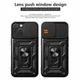 Протиударний чохол Armor Ring + захиcт камери для iPhone 13 case Simon чорний - зображення 5