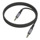 Аудио кабель Borofone BL24 Graceful AUX 3.5мм male-AUX 3.5мм male 1 м Metal Grey (36879_3609465) - изображение 1