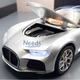 Машинка Bugatti Atlantic моделька игрушка с парогенератором металлическая коллекционная 20 см Темно-синий (5334705) - изображение 9