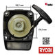 Стартер Falcon Pro для RedMax GT25N, Ryobi RBC 254 FC, Komatsu, Zenoah YJ-34, для мотокос (YJ-34) - изображение 6