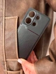 Силиконовый чехол IQS Design для Xiaomi Redmi Note 13 4G Черный - изображение 2