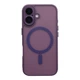 Чохол TPU+PC Magnetic Matte Camera Lens with Magsafe для iPhone 16 Колір Dark Purple - изображение 1