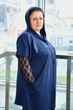 Жилет туника женский Panni большие размеры с удобными карманами 1262 синий 56-58 - изображение 2