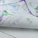 Вафельні рушники "Бузок" кухонні Textile 35*75 см білі з фіолетовим - зображення 3