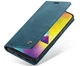 Чехол-книжка CaseMe из нубука для Samsung A40 Бирюзовый - изображение 8