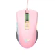 Ігрова дротова миша ONIKUMA CW908, RGB, 1200-7200DPI, USB, 1.5m, pink - зображення 1