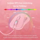 Дротова ігрова миша ONIKUMA CW907, RGB, 1200-7200DPI, USB, 1.5m, pink - зображення 6