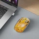 Беспроводная мышь XO M12 Bluetooth+2.4G, 1200DPI, 300mAh, 30h, Желтый - изображение 4