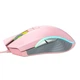 Ігрова дротова миша ONIKUMA CW908, RGB, 1200-7200DPI, USB, 1.5m, pink - зображення 4