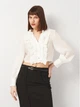 Блузка женская Zara 3666/582 XS Белая (03666058250018) - изображение 1