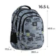 Рюкзак шкільний GoPack Teens 40.5x28.5x17.5 см 16.5 л Сірий (GO25-162M-4) - зображення 2