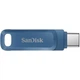 USB флеш накопичувач SanDisk 64GB Dual Drive Go Navy Blue USB 3.1 + Type-C (SDDDC3-064G-G46NB) - зображення 1