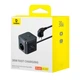 Сетевое зарядное устройство для Baseus PowerCombo Cube Power Strip 3EU / 2USB / 2Type-C 30W 1.5m 30W, Cluster Black - изображение 2