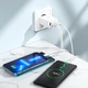 Мережевий зарядний пристрій HOCO C102A Fuerza USB4 QC3.0 18W, White - зображення 6