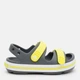 Детские сандалии для мальчика Crocs Crocband Cruiser Sandal T SG/Ac 209424-1NJ 22-23 (C6) Slate Grey/Acidity (196265658251) - изображение 1