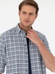 Рубашка хлопковая летняя мужская Pierre Cardin G021GL004-000-1971693 M Индиго (8683858074724) - изображение 7