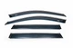 Ветровики с хром молдингом (4 шт, HIC) для BMW X1 F-48 2015-2022 гг - изображение 2