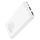 Power bank Hoco J101 PD20W+QC3.0(22.5W) 10000 mAh зі швидкою зарядкою повербанк 2xUSB White - зображення 2