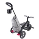 Триколісний велосипед з ручкою Globber Explorer Trike 4в1 Deluxe Play сірий (636-120) - зображення 11