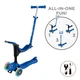 Дитячий самокат 3в1 Globber Go Up Sporty Lights темно-синій (452-600-4 S) - изображение 14