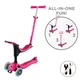 Дитячий самокат 3в1 Globber Go Up Sporty Lights рожевий (452-610-4 S) - изображение 14