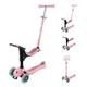 Дитячий самокат 3в1 Globber Go Up Sporty Lights пастельно-рожевий (452-710-4 S) - зображення 15