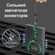 Универсальный магнитный кабель Type-C – Type-C, Lightning, microUSB 1.8 м - изображение 10