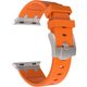 Ремінець силікон (класик) для Apple Watch Ultra 49 mm (Ultra | Ultra 2 | Ultra 3) orange-titanium - зображення 1