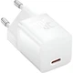 Сетевое зарядное устройство Baseus GaN5 Fast Charger(mini) 1C 30W + кабель Type-C to Type-C 100W 1m (P10110902213-00) Moon White - изображение 2