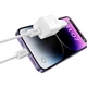 Сетевое зарядное устройство Baseus GaN5 Fast Charger(mini) 1C 30W + кабель Type-C to Type-C 100W 1m (P10110902213-00) Moon White - изображение 6
