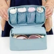 Органайзер для белья Travel underwear secret pouch голубой Без бренду - изображение 4