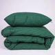 Набір MirSon №116 Сolor Fun Line 17-0612 Stripe Emerald Ковдра Демісезонна Односпальна 140х205 EcoSilk + Дві наволочки 50х70 (2200010852257) - зображення 4