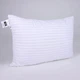 Набор MirSon №1140 СоІог Fun Line Одеяло зимнее Евро 200х220 см 17-0605 Stripe White Bamboo + Подушка 50x70 см (2200010881059) - изображение 5