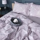 Простынь на резинке MirSon 80x200+25 см 00-3 Grey Dandelions поплин (2200009701764) - изображение 2